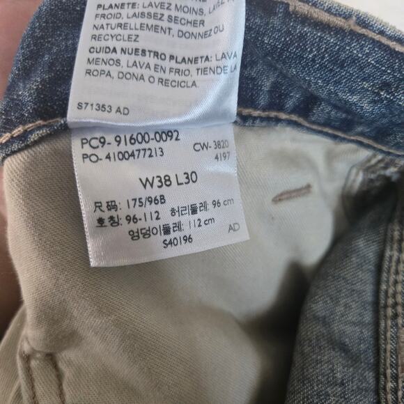 Levi Straus Signature Carpenter Jeans Mens 38x30 Baggy Pants 0710 - Picture 10 of 11